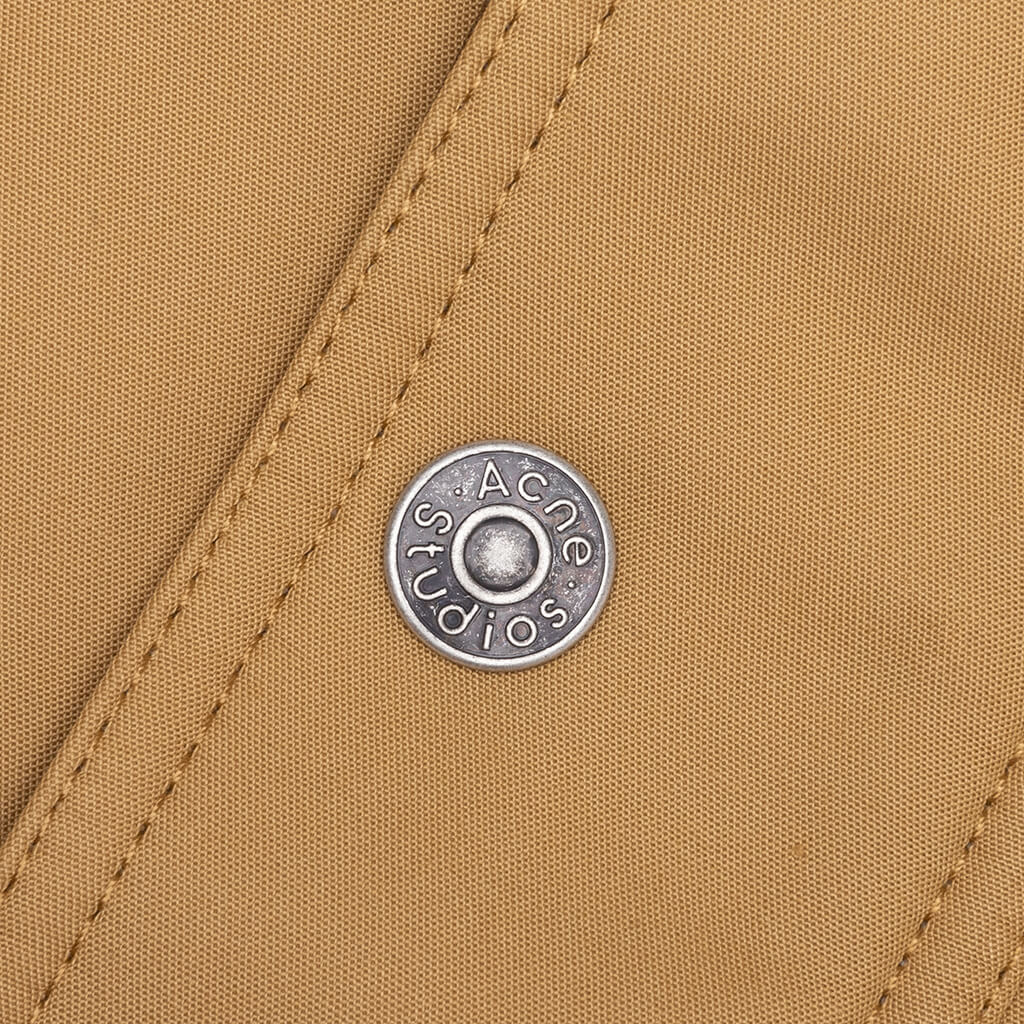 Double Cotton Satin Jacket - Sand Beige