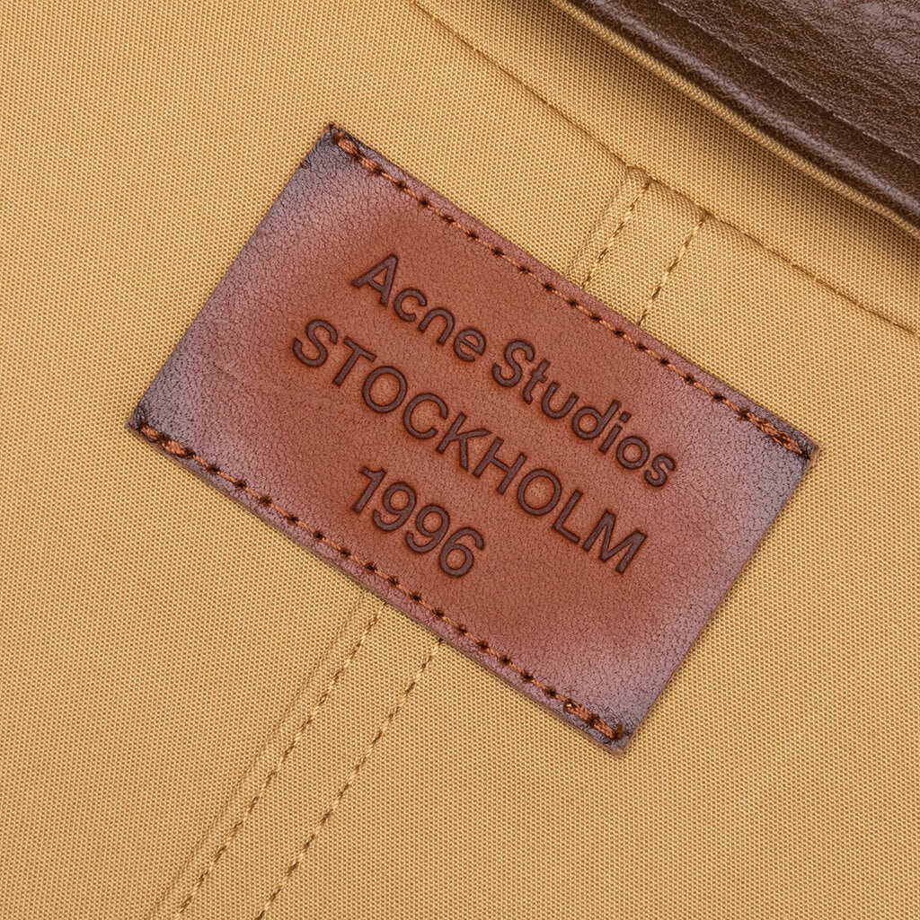 Double Cotton Satin Jacket - Sand Beige