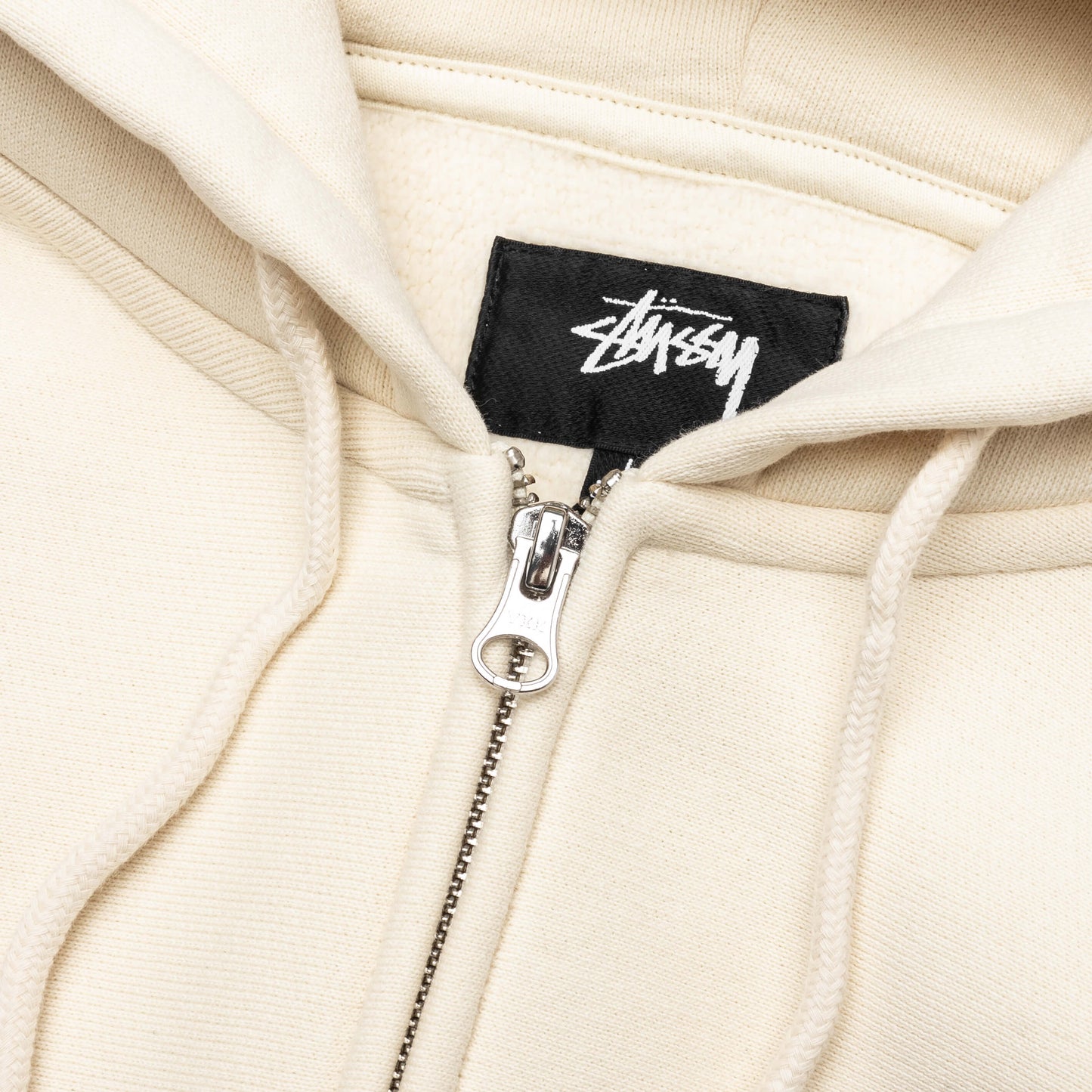 Outline Zip Hoodie - Ivory