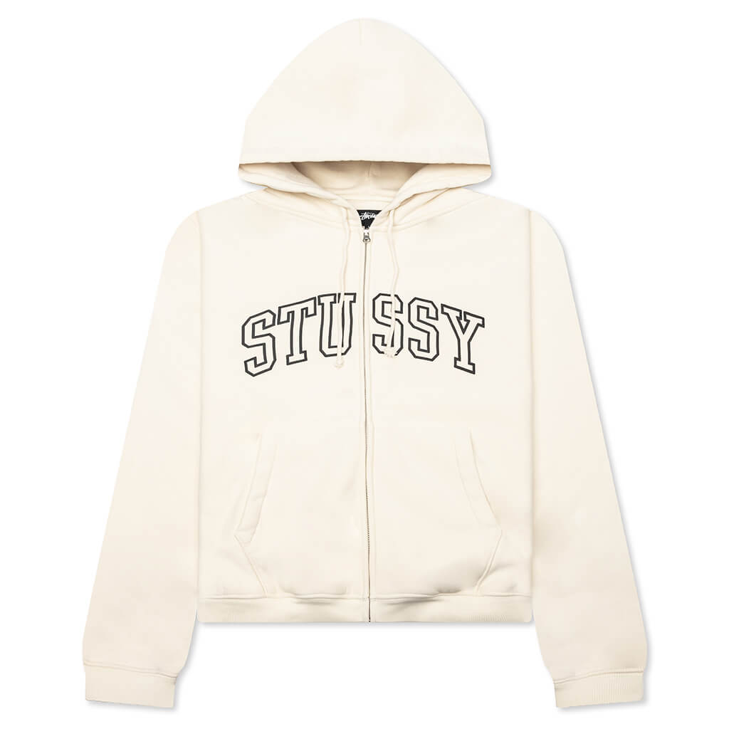 Outline Zip Hoodie - Ivory