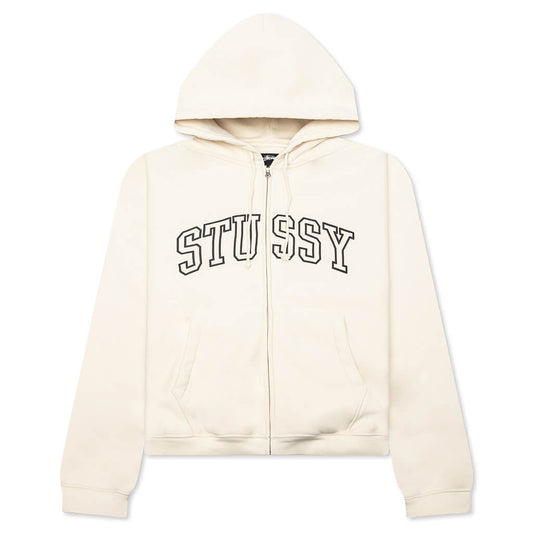 Outline Zip Hoodie - Ivory