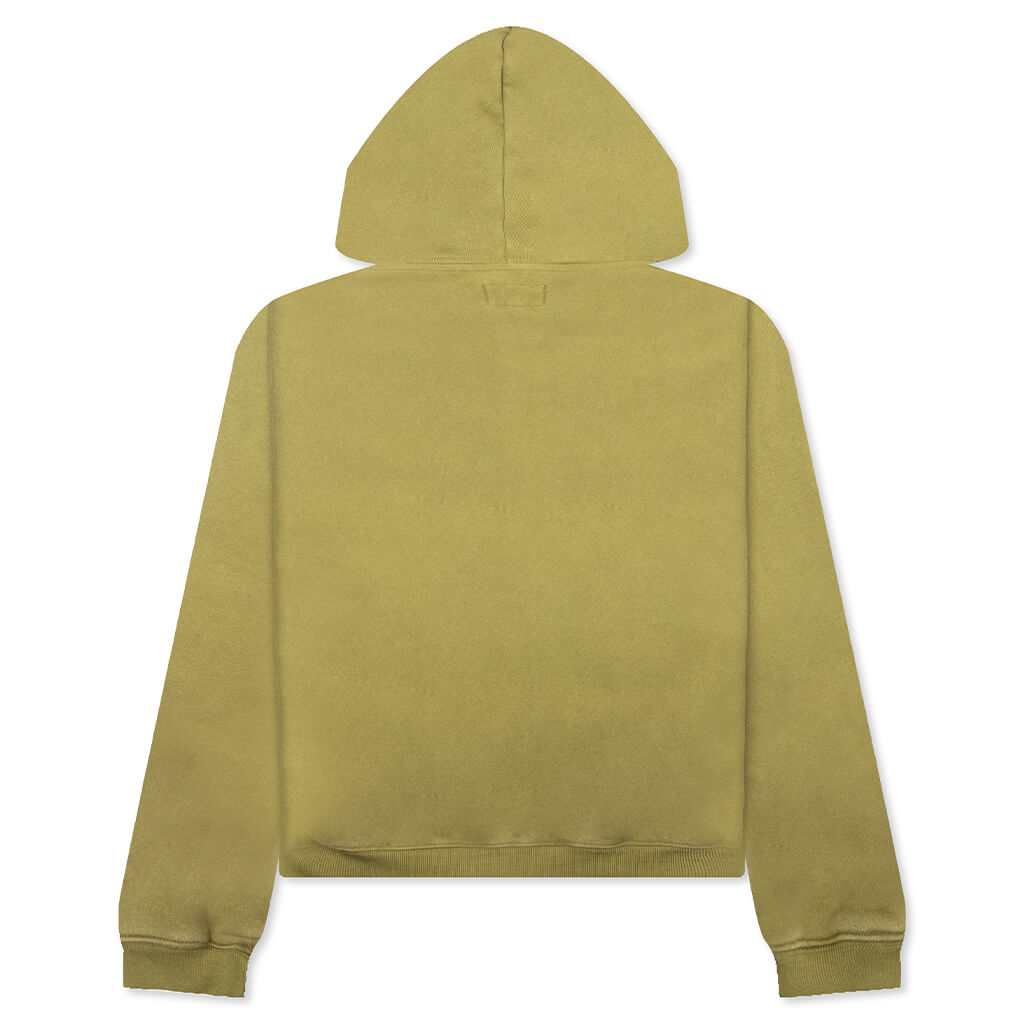 Outline Zip Hoodie - Olive