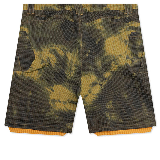 Oval Tactical Cargo Shorts - Yellow