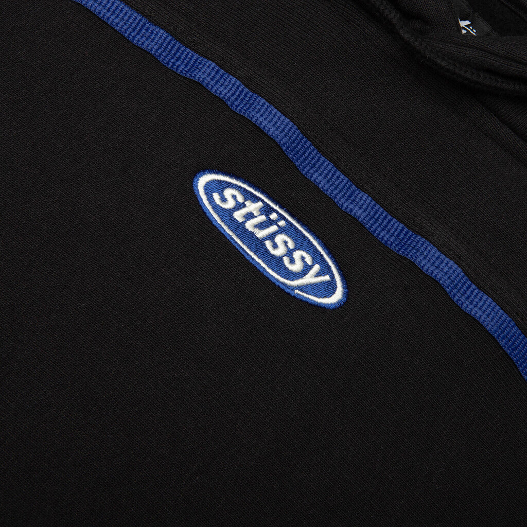 Oval Pullover Hood - Black