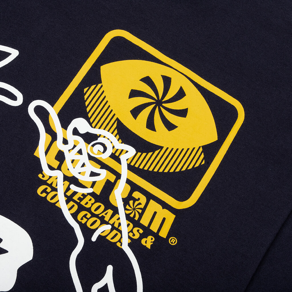 Overlay S/S Tee - Charcoal Art