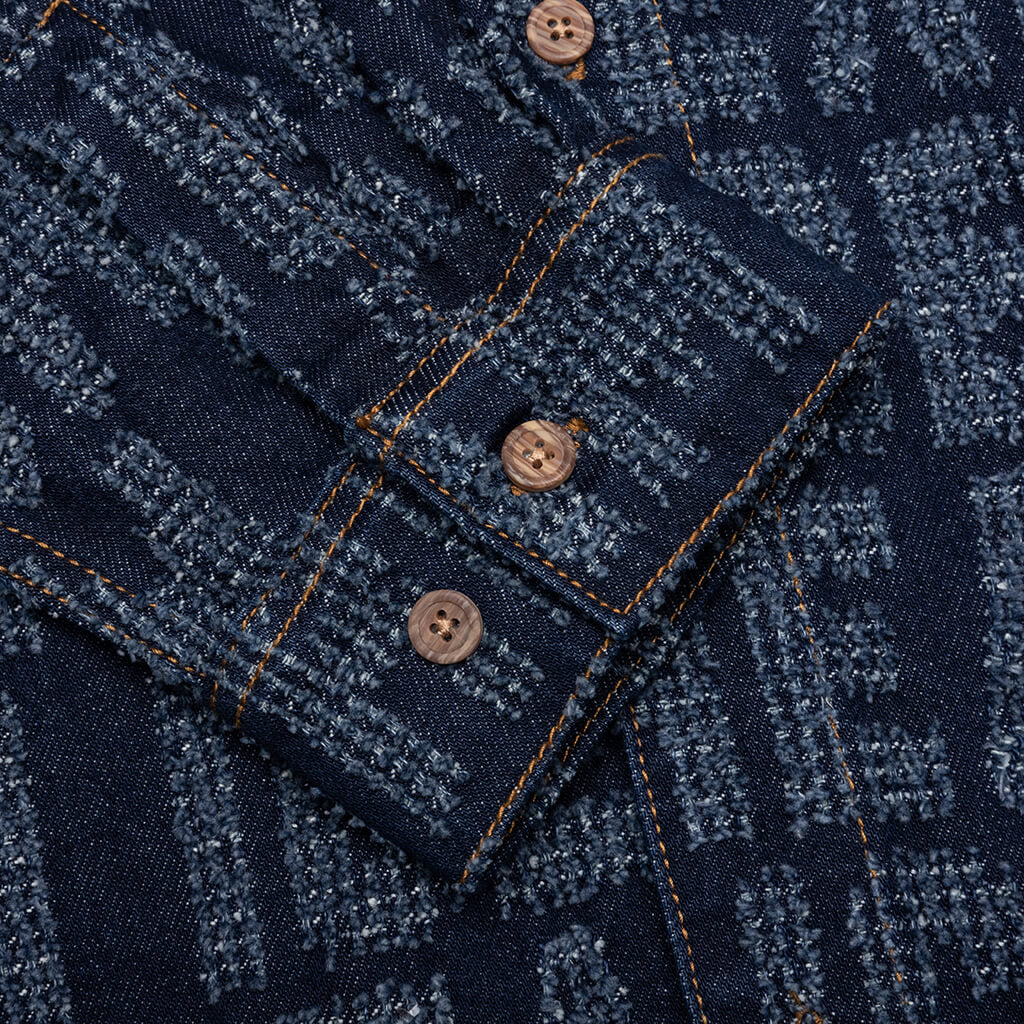 Oversized Echo L/S Shirt - Blue Moon