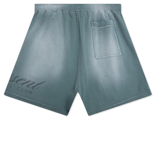 Owner Club Script Mesh Shorts - Vintage Green