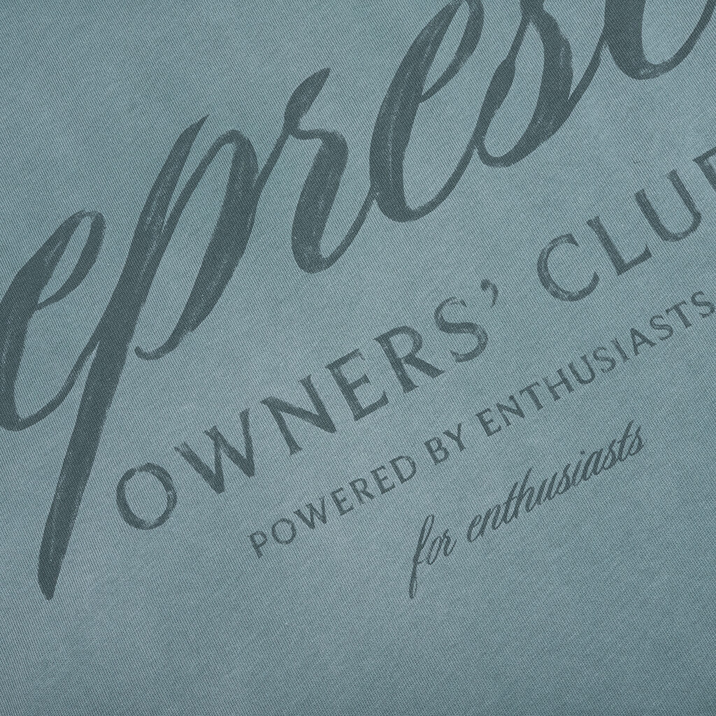 Owner Club Script T-Shirt - Vintage Green