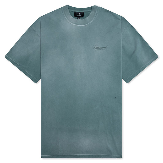 Owner Club Script T-Shirt - Vintage Green