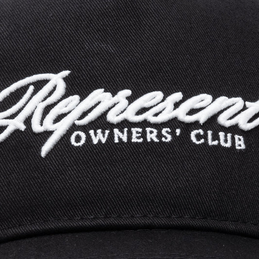 Owners Club Script Cap - Black