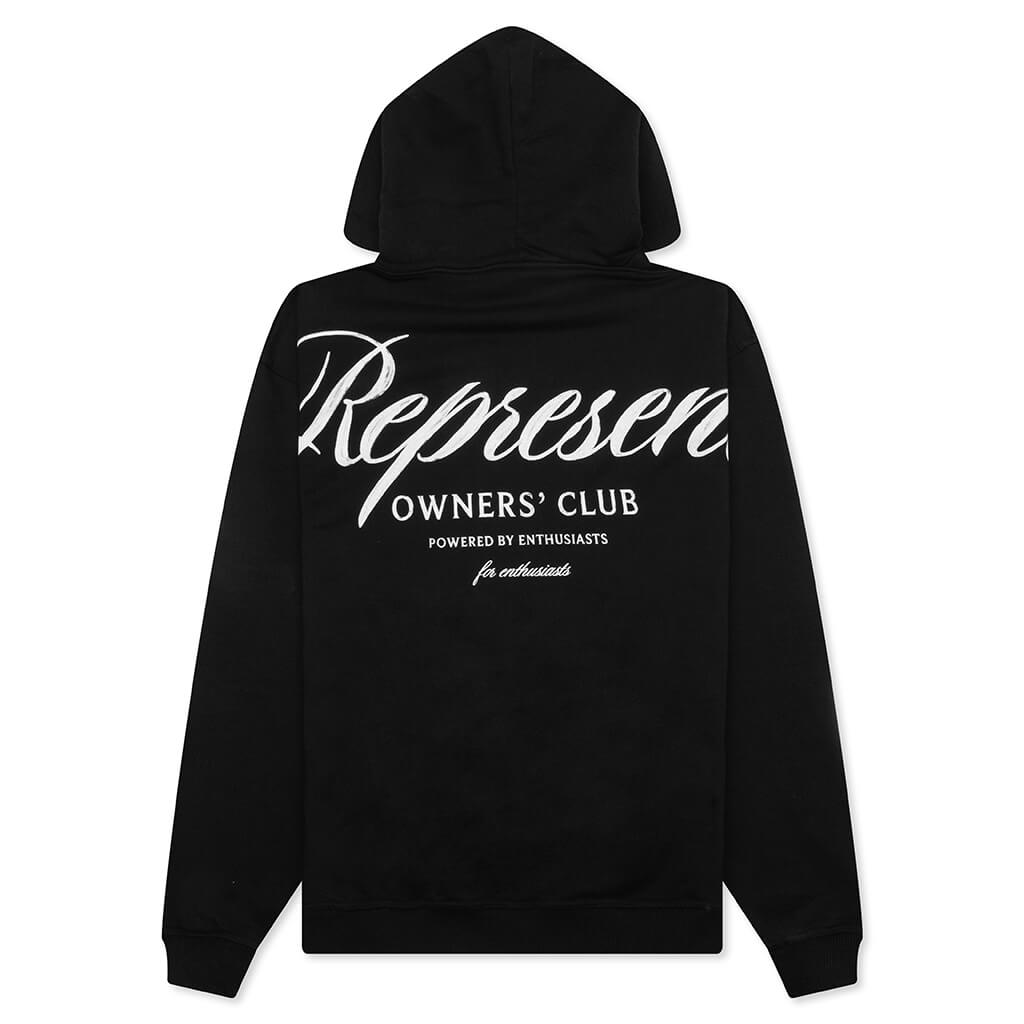 Owners Club Script Hoodie - Black