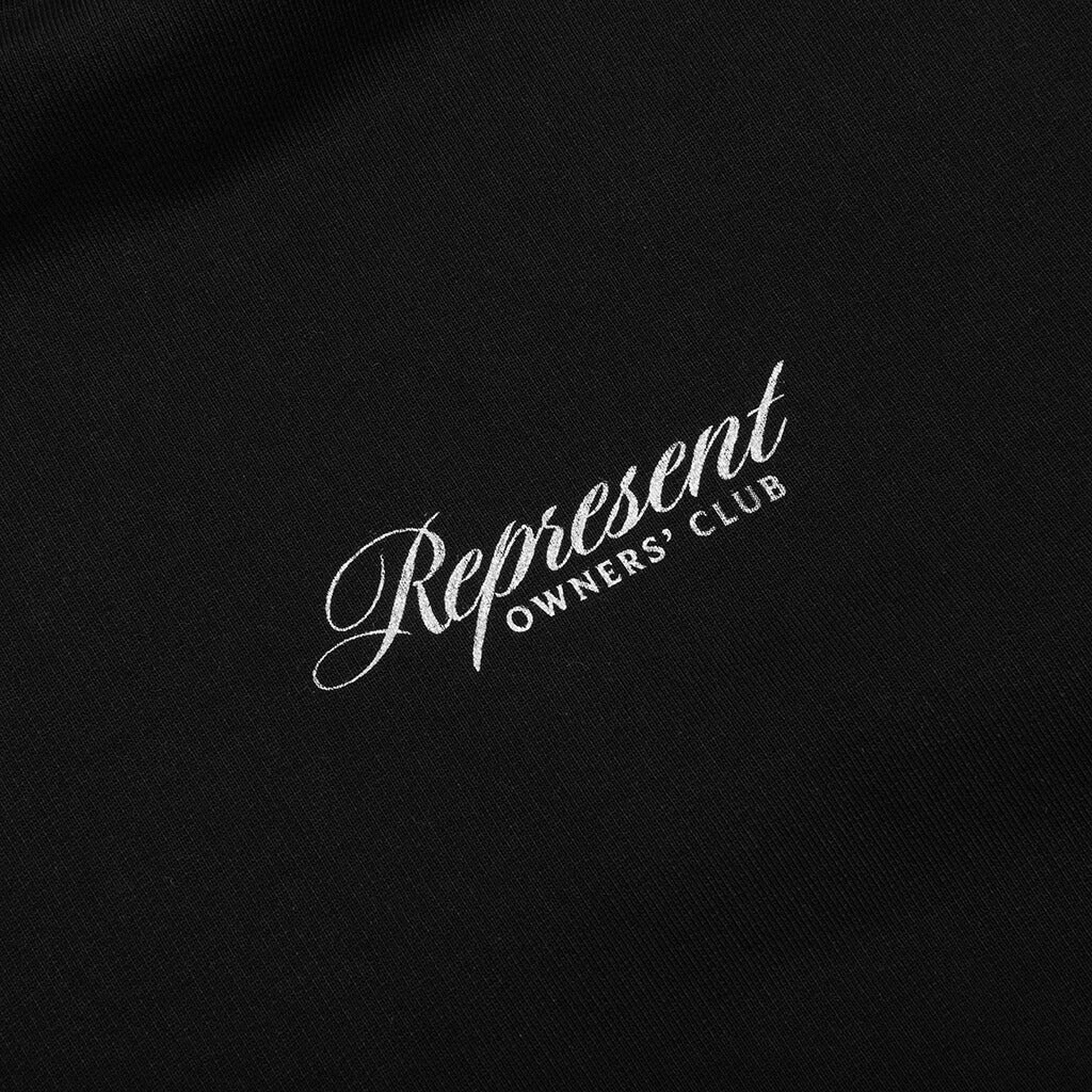 Owners Club Script Hoodie - Black