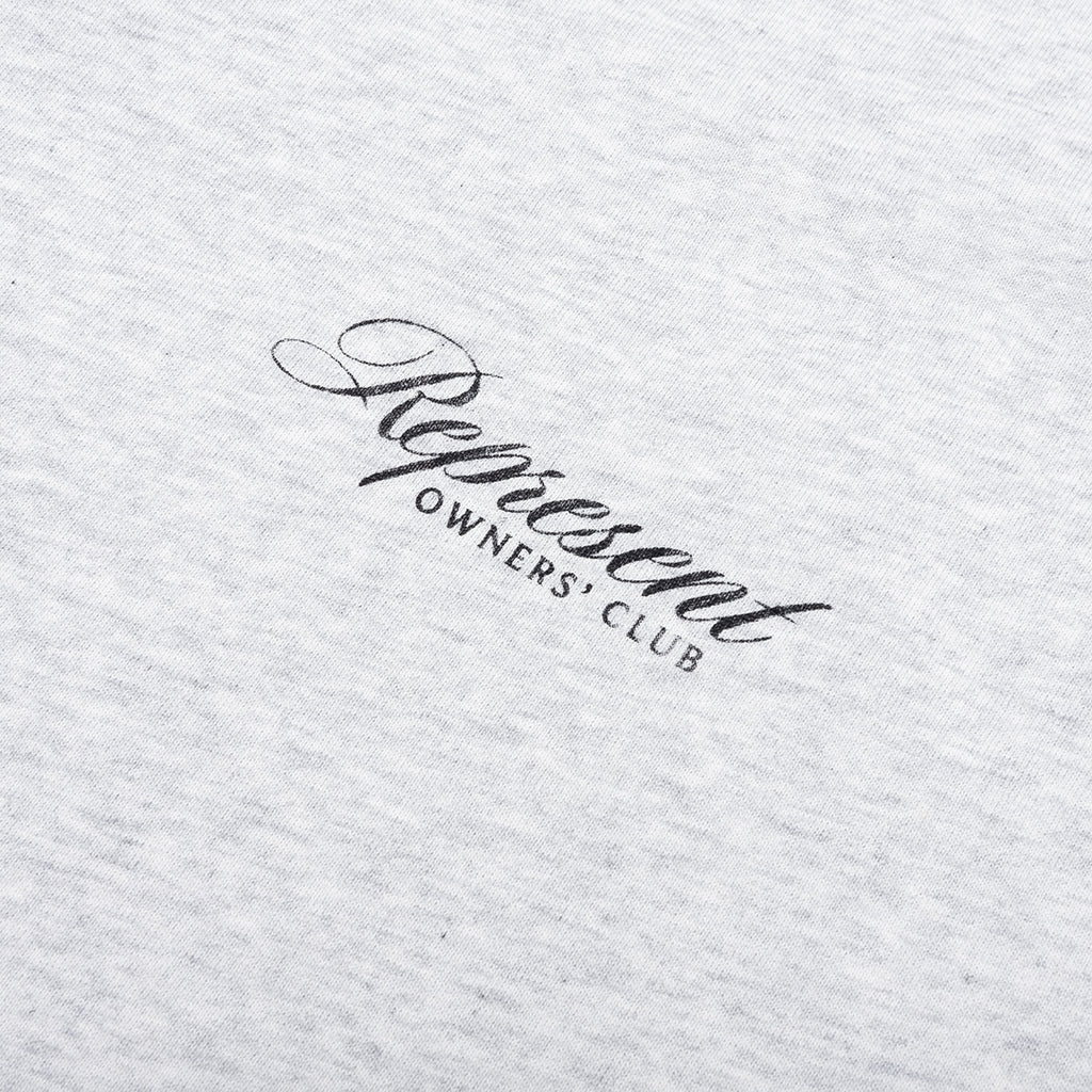 Owners Club Script T-Shirt - Cream Marl
