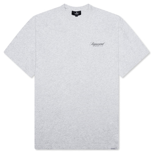 Owners Club Script T-Shirt - Cream Marl