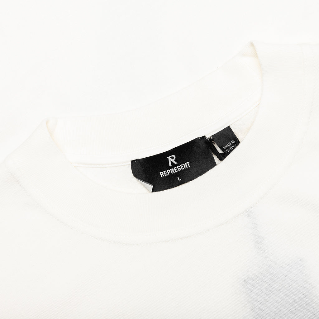 Owners Club Script T-Shirt - Flat White