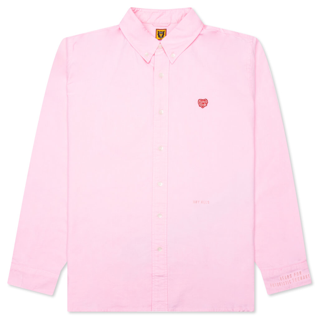 Oxford B.D L/S Shirt - Pink