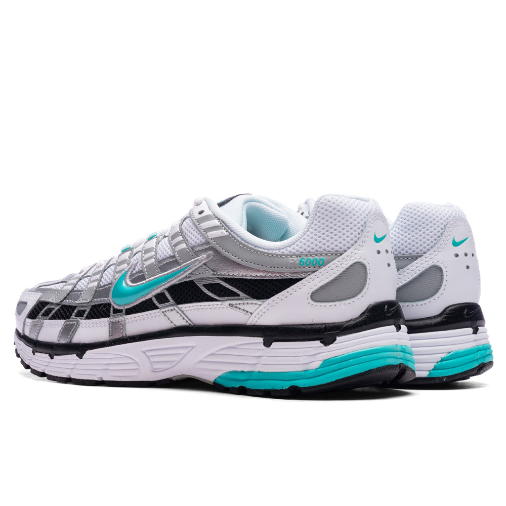 P-6000 - White/Dusty Cactus/Metallic Silver