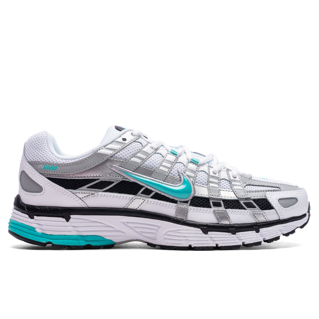P-6000 - White/Dusty Cactus/Metallic Silver