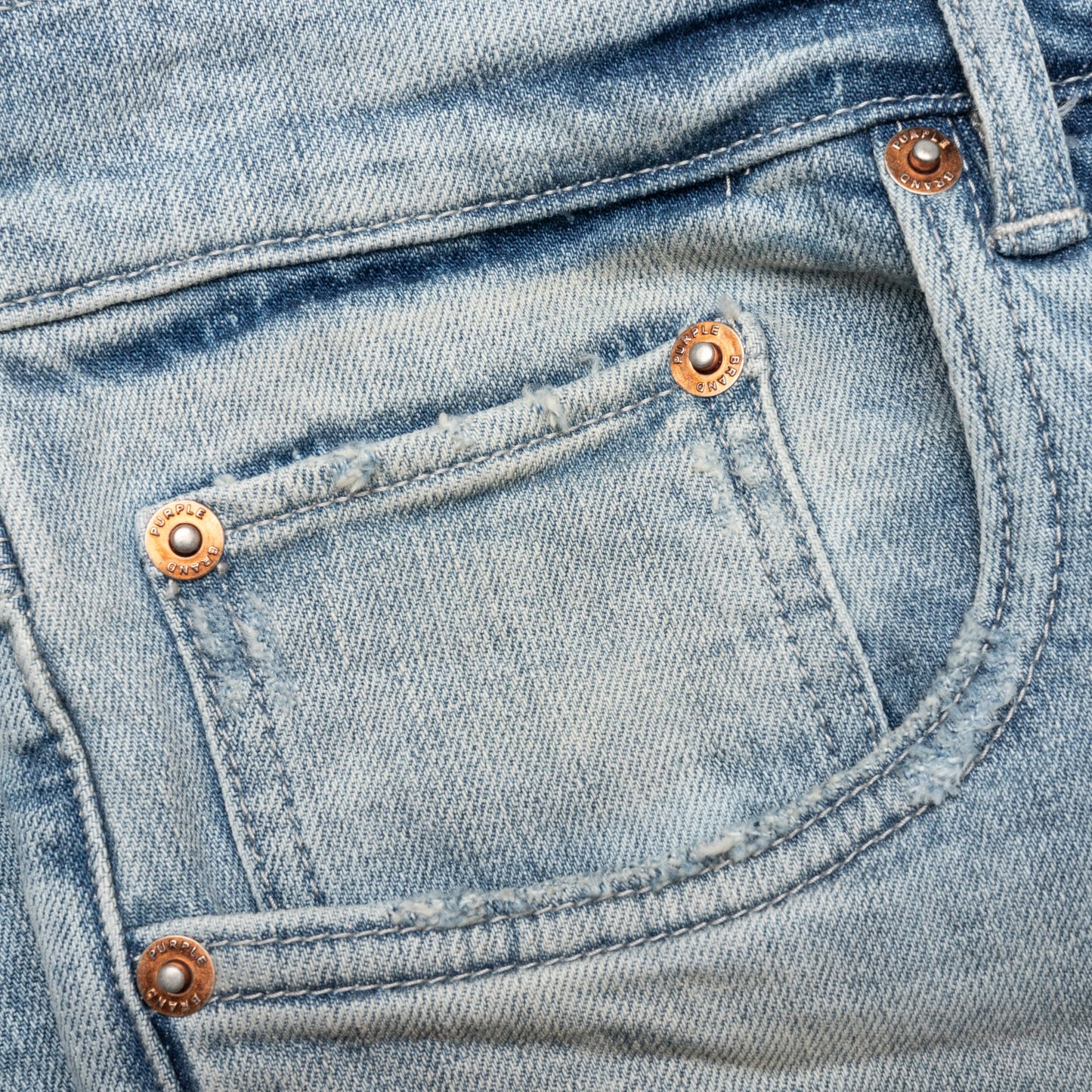 P004 Flare - Worn Light Indigo