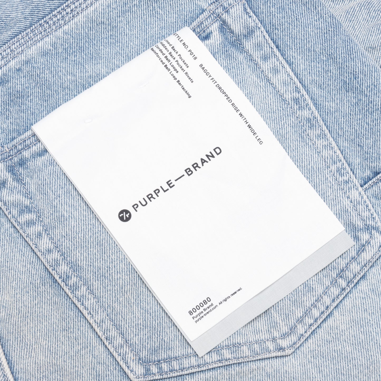 P018 - Worn Light Indigo