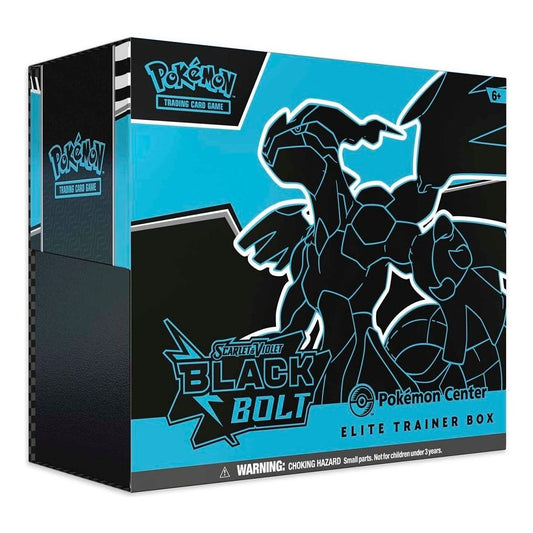 Pokemon Card Eng. 2025 Pokemon SV: Black Bolt Pokemon Center Exclusive Elite Trainer Box 10-10037-118