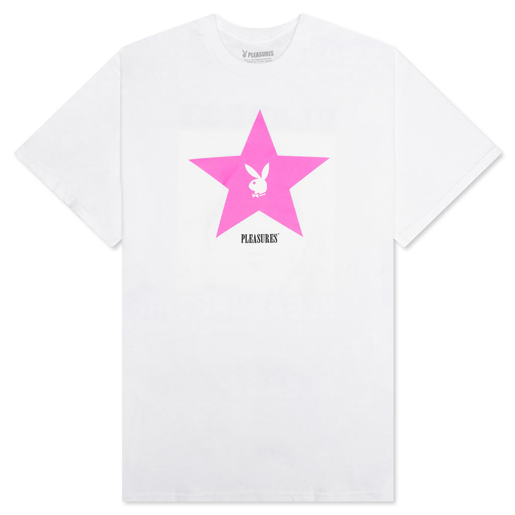 PLEASURES x Playboy Connect T-Shirt - White