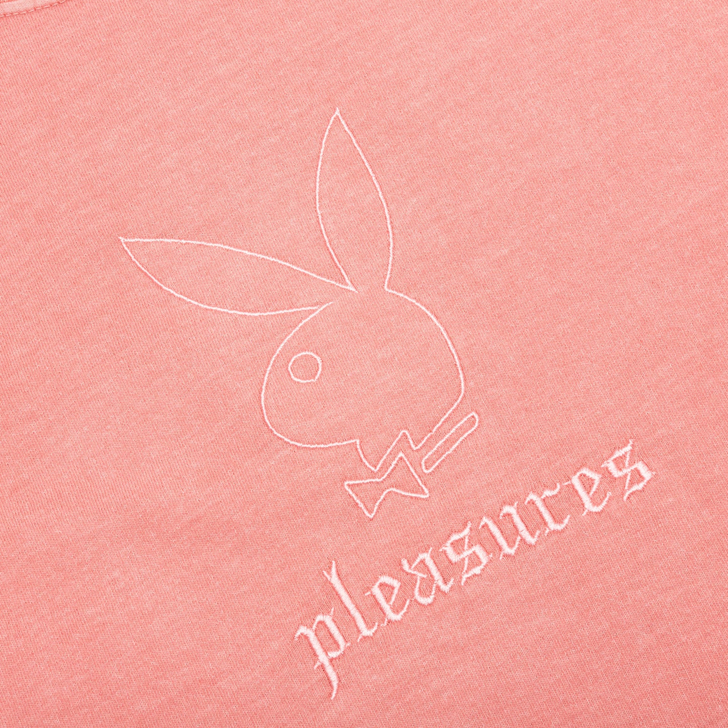 PLEASURES x Playboy Entertainment Pigment Dye T-Shirt - Red