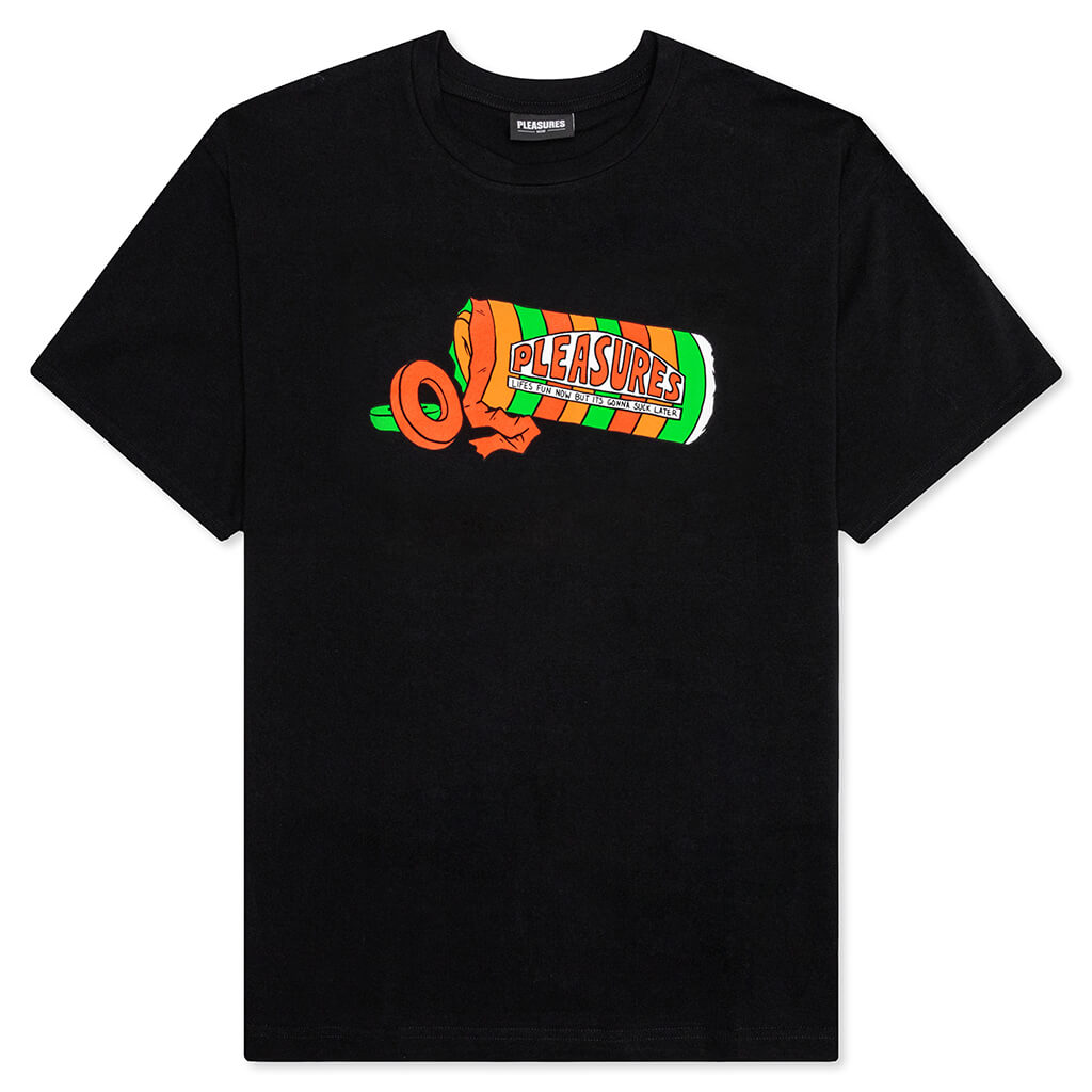 Pleasures Suck Washed T-Shirt - Black