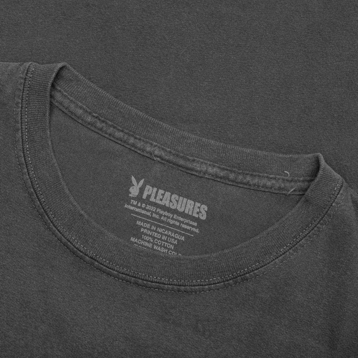 PLEASURES x Playboy Tough Washed T-Shirt - Black