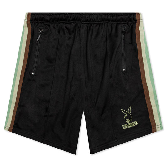 PLEASURES x Playboy Wicked Track Shorts - Black