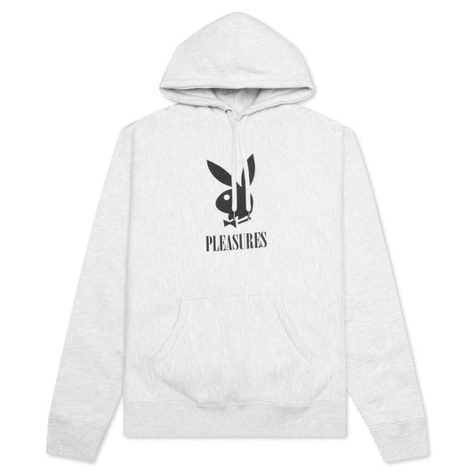 PLEASURES x Playboy Play Hoodie - Heather Grey