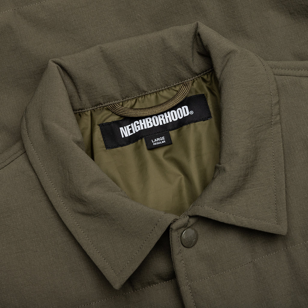Padded Shirt L/S - Olive