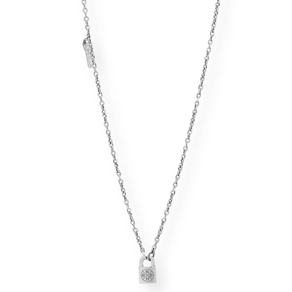 Padlock Necklace - Silver