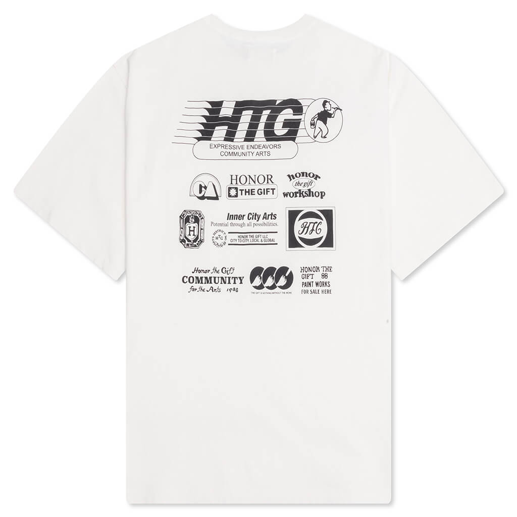Paint Works Tee - Bone