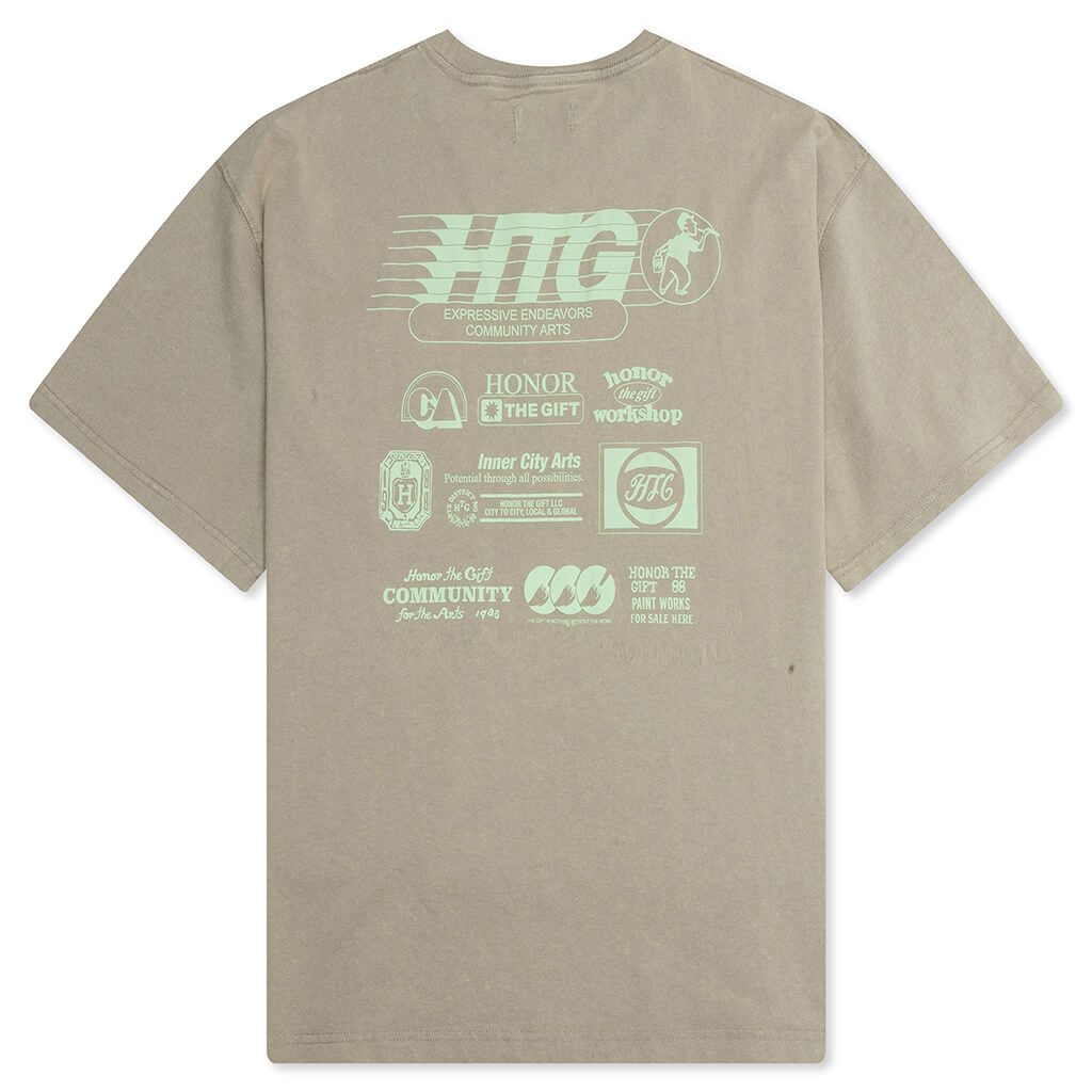 Paint Works Tee - Taupe