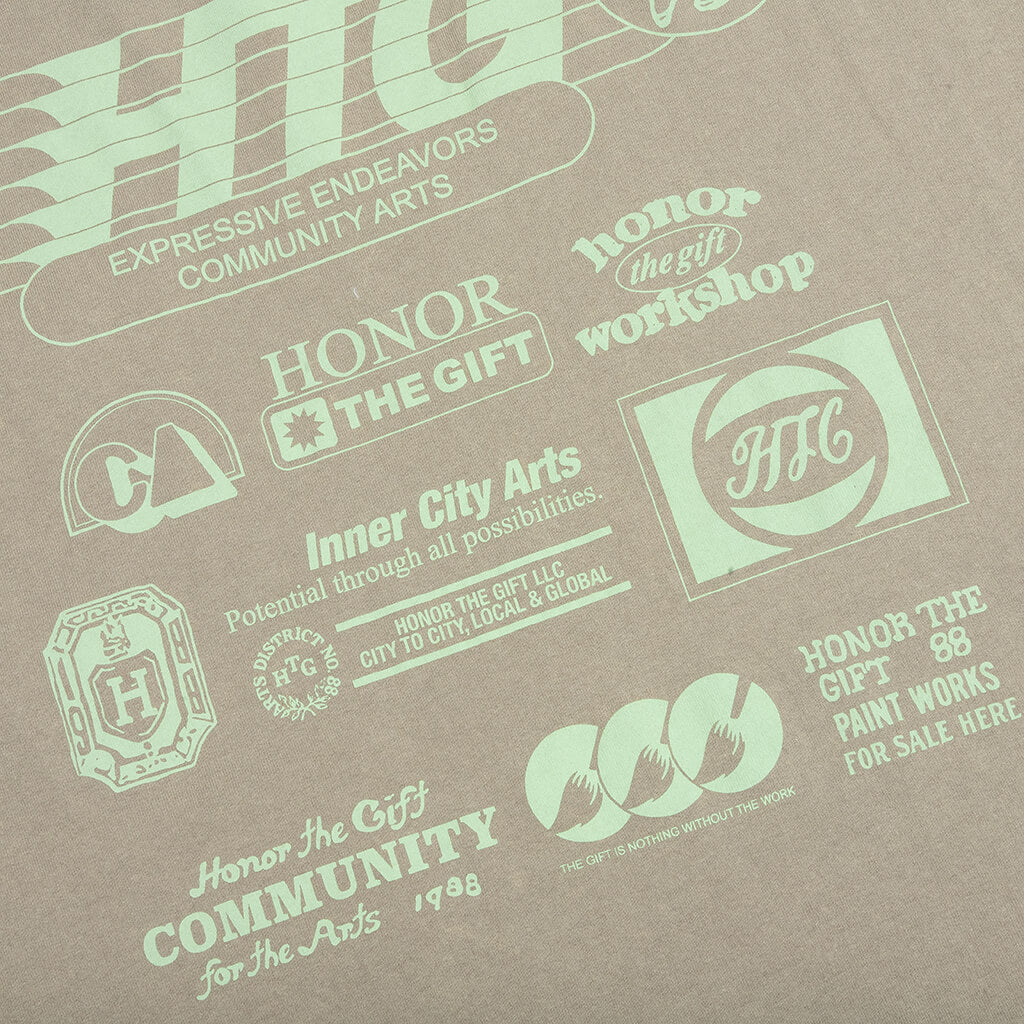 Paint Works Tee - Taupe