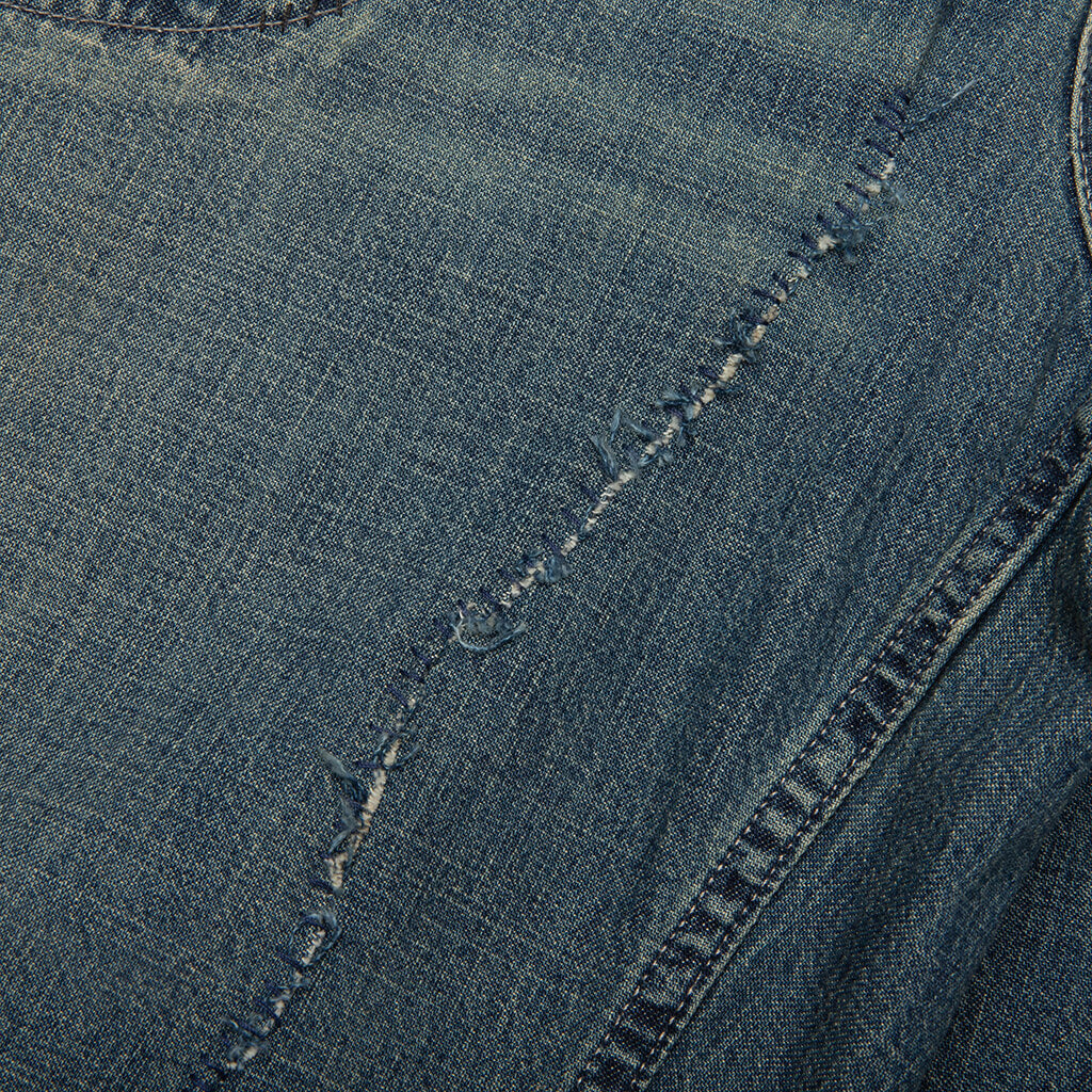 Wide-Leg Jeans - Blue