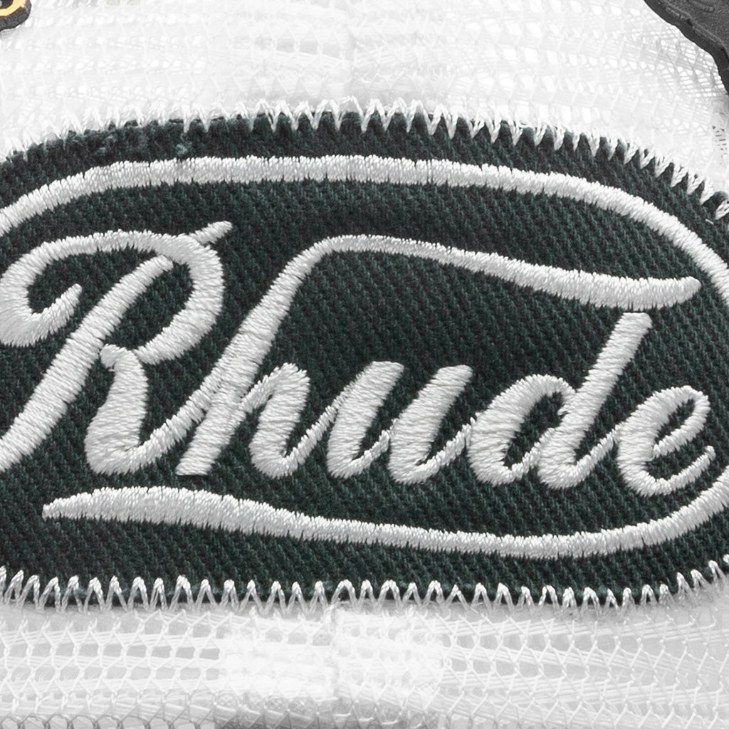 Patch Mesh Trucker Hat - Black/White