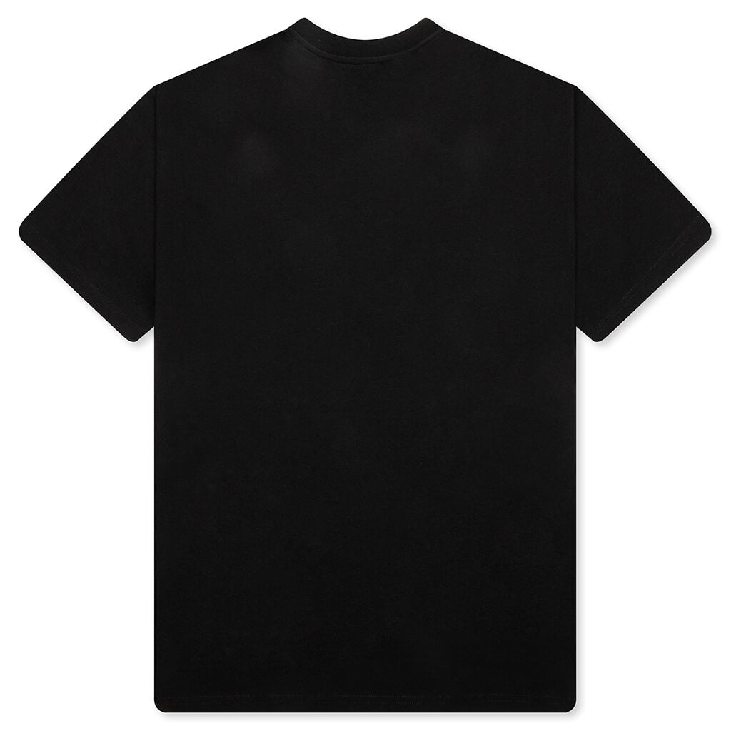 Patch Silk T-Shirt - Black
