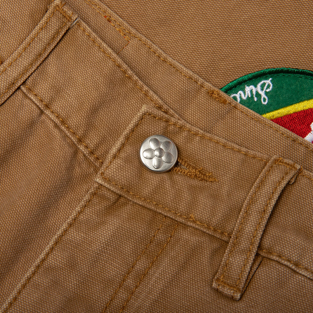 Fruit Patch Canvas Shorts -  Washed Tan