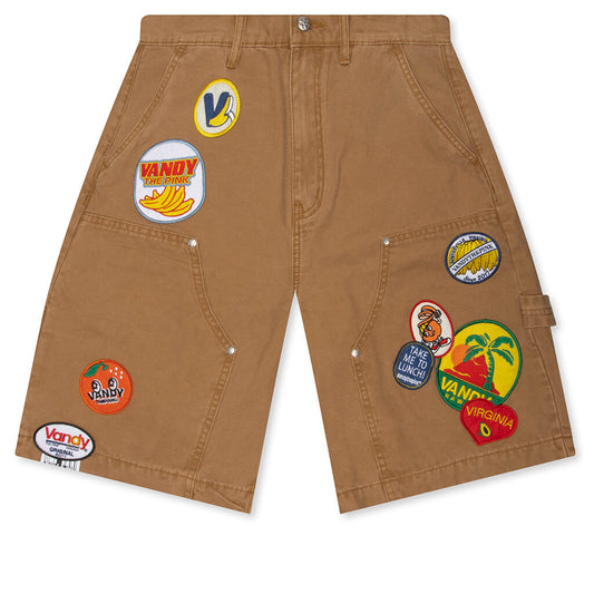 Fruit Patch Canvas Shorts -  Washed Tan