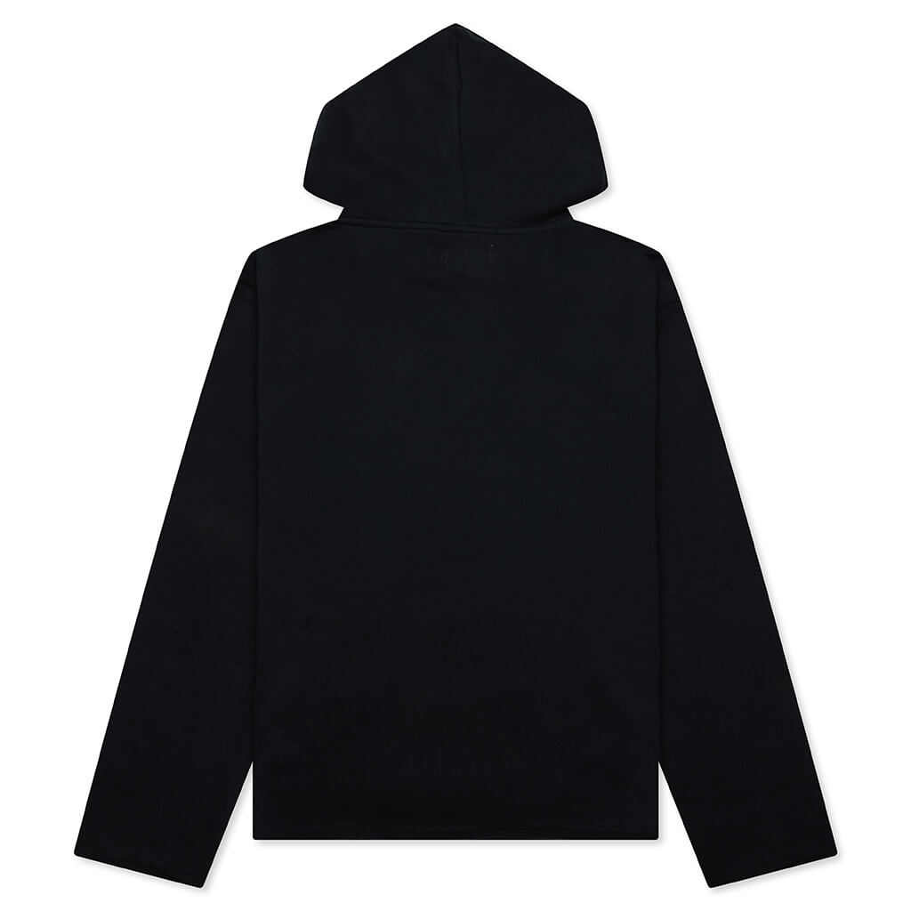 Patchwork Party Hoodie - Black