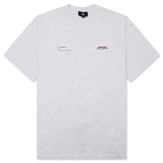 Patron Of The Club T-Shirt - Cream Marl