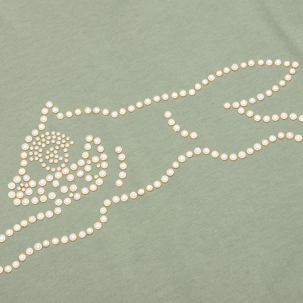 Pearl Beads S/S Tee - Sea Spray