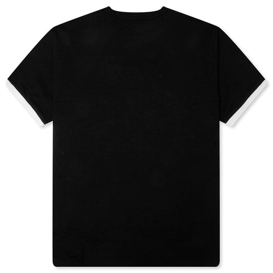 Pearl Patchwork S/S T-Shirt - Black