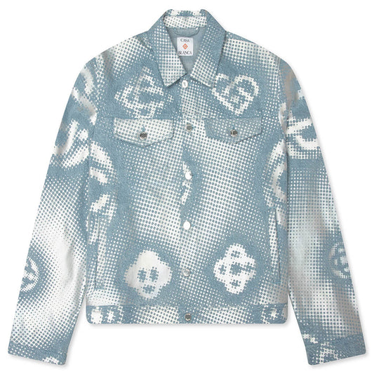 Pearlescent Monogram Denim Jacket - Pearlescent