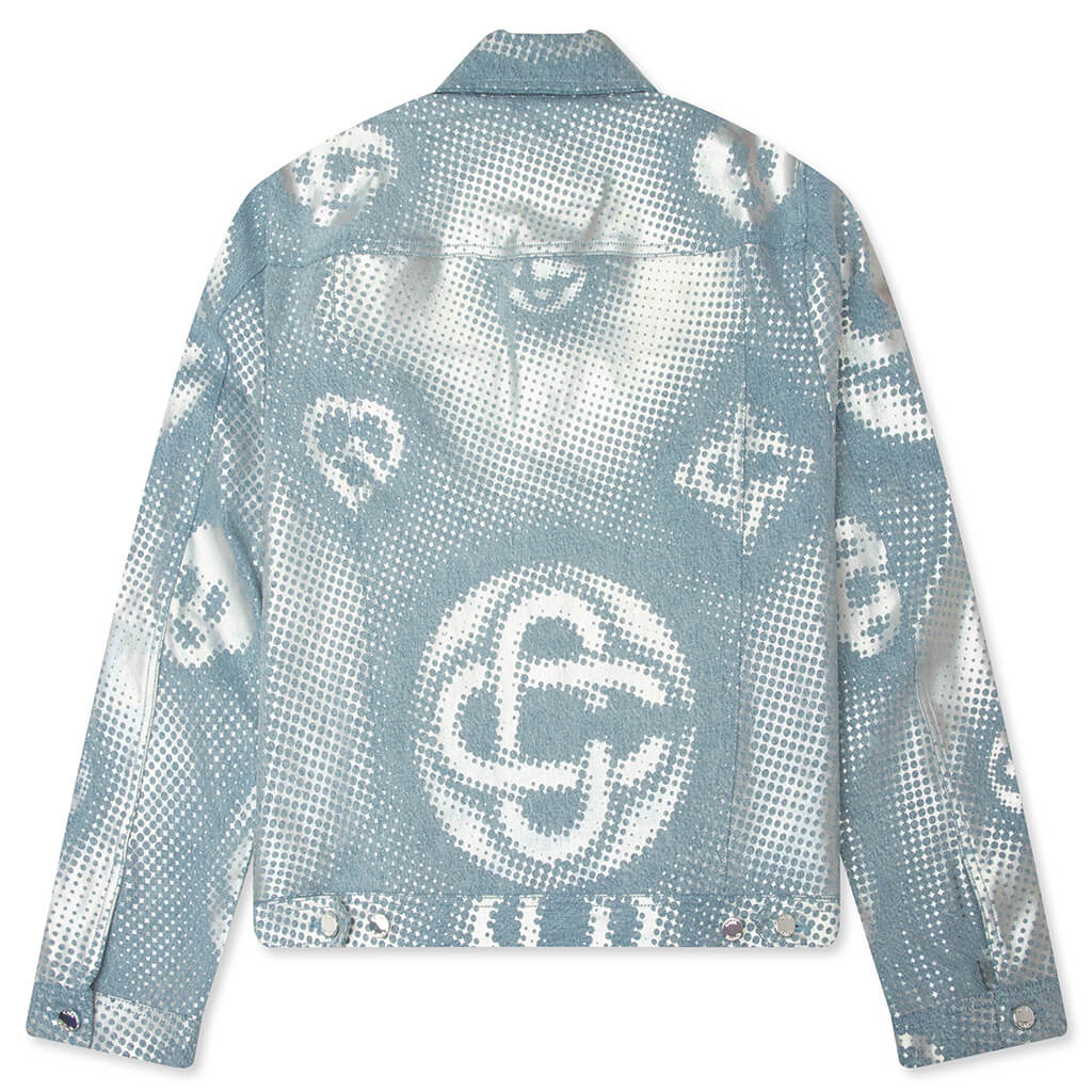 Pearlescent Monogram Denim Jacket - Pearlescent