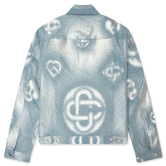 Pearlescent Monogram Denim Jacket - Pearlescent