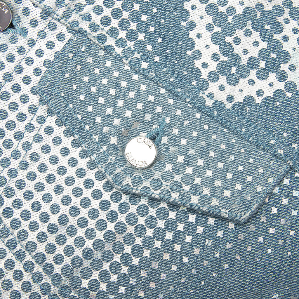 Pearlescent Monogram Denim Jacket - Pearlescent