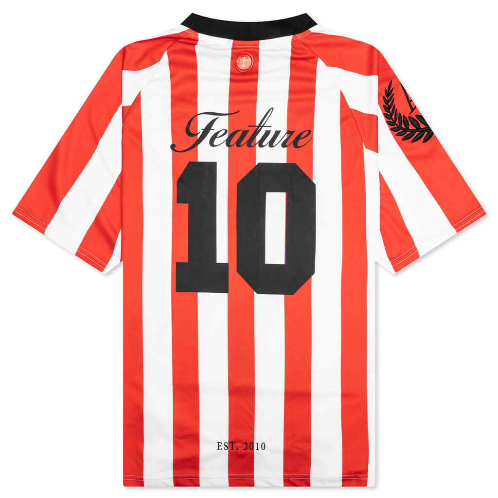 Pele Futbol Jersey - Red/White